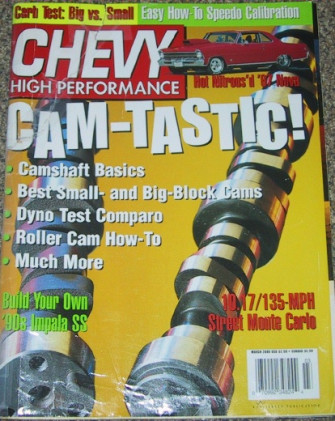 CHEVY HIGH PERFORMANCE 2000 MAR - CAMS, 260Z MOUSE